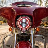 Eagle Lights 7" LED Headlight Kit for Harley-Davidson® and Indian® Motorcycles - Color Matched / Generation I
