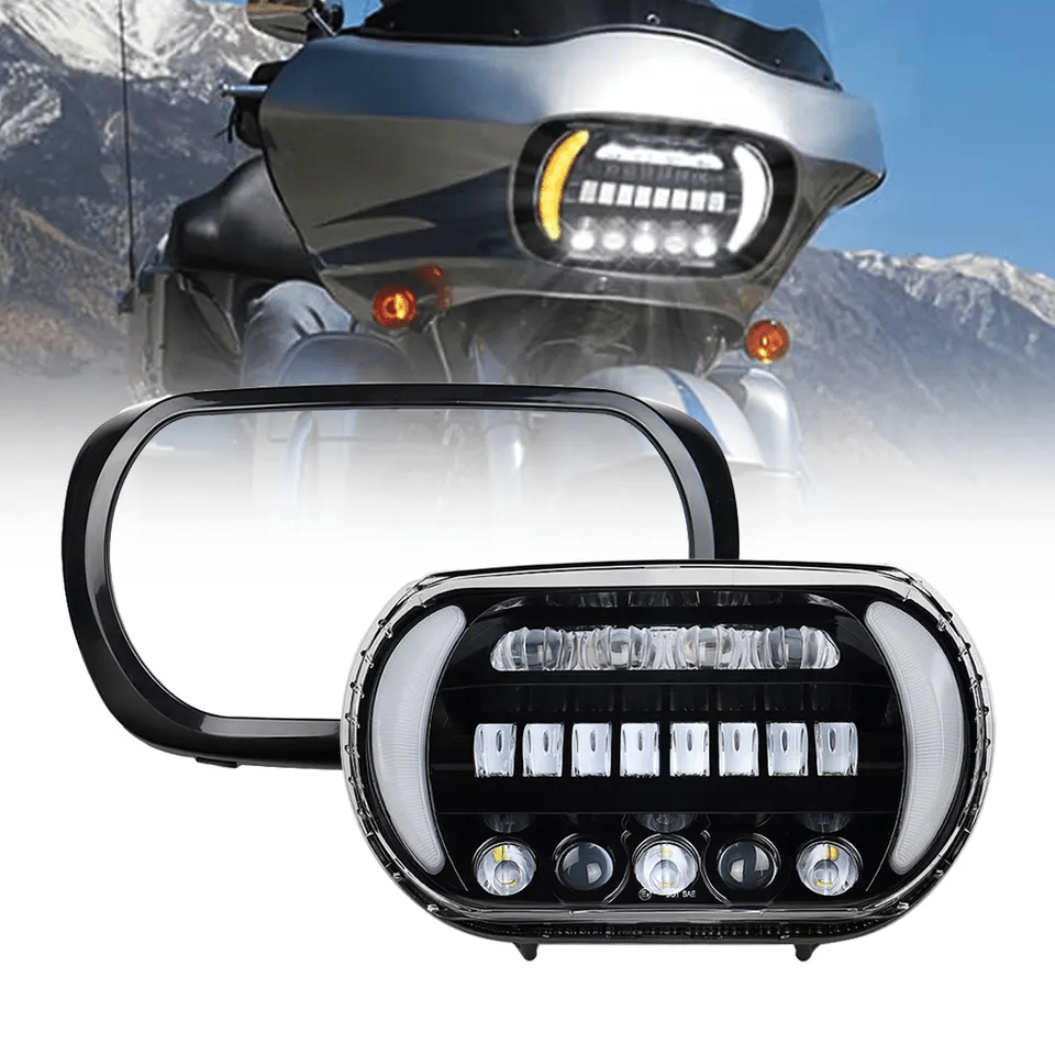 Eagle Lights Generation II LED Projection Headlight for 2004 - 2013 Harley Davidson Road Glide