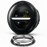 Eagle Lights Infinity Beam Series 7" Round LED Headlight for Harley-Davidson® and Indian® Motorcycles