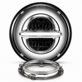 Eagle Lights Infinity Beam Series 7" Round LED Headlight for Harley-Davidson® and Indian® Motorcycles