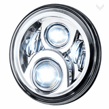 Eagle Lights 7" LED Headlight For Harley-Davidson® and Indian® Motorcycles - Chrome / Generation II
