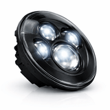Eagle Lights 7" LED Headlight for Harley-Davidson® and Indian® Motorcycles - Generation I / Black Kit