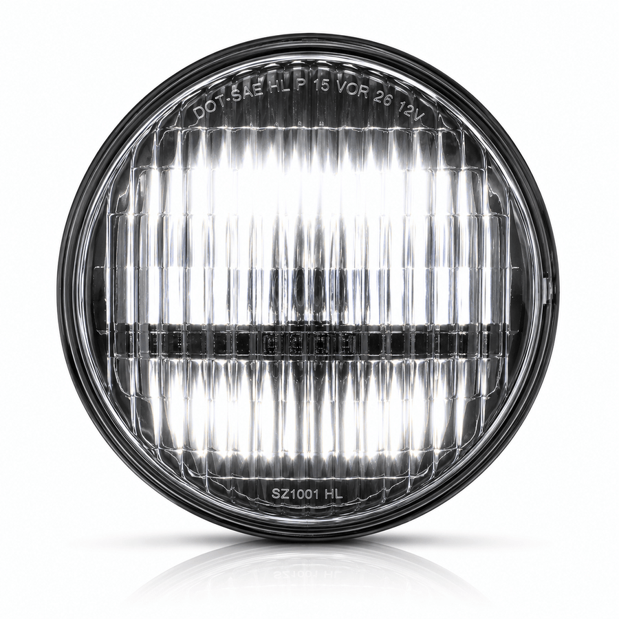 Eagle Lights Heritage Beam seven-inch motorcycle LED headlight