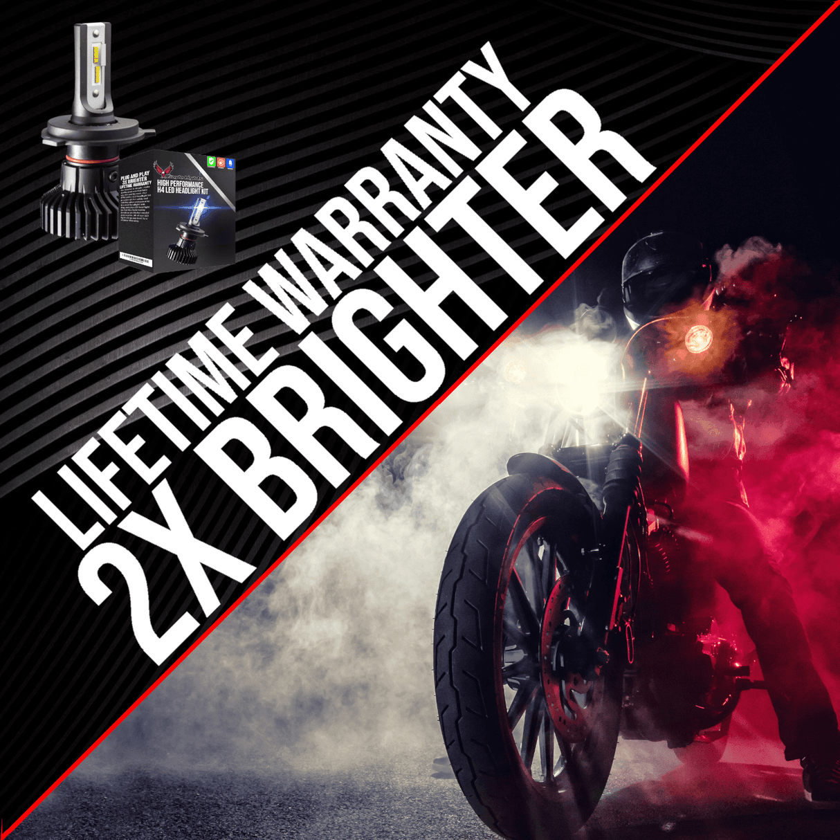 Eagle Lights Infinity Beam LED H7 Headlight Bulb for Buell Motorcycles