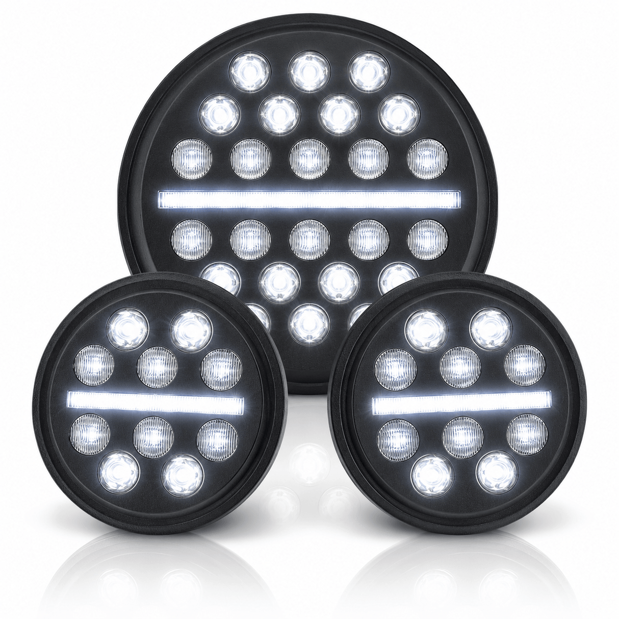 Eagle Lights Slim Line LED Headlight and Auxiliary Light Kit for Harley-Davidson® / Indian® Motorcycle