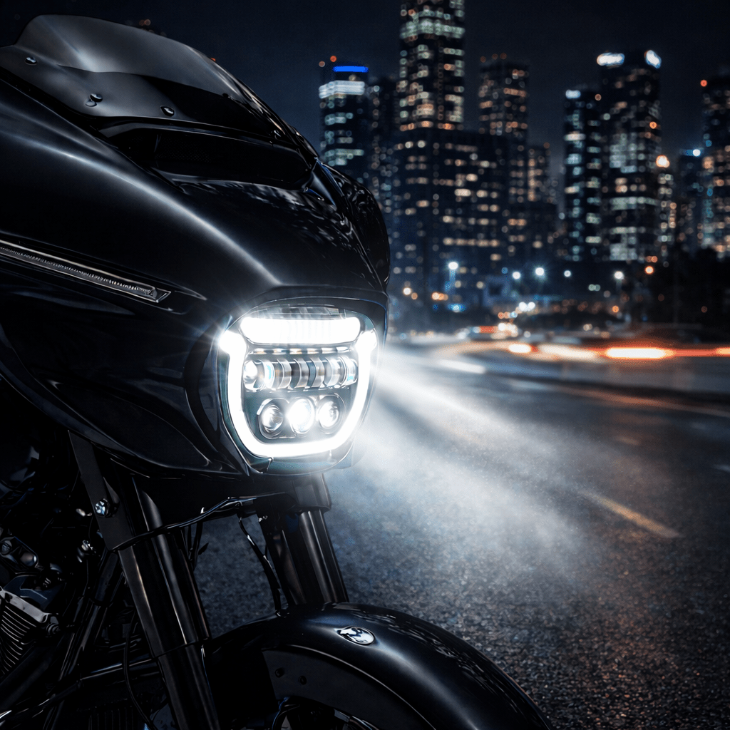 Eagle Lights LED Headlight Kit for 2023 - 2026 Harley-Davidson® Street Glide with Halo Ring
