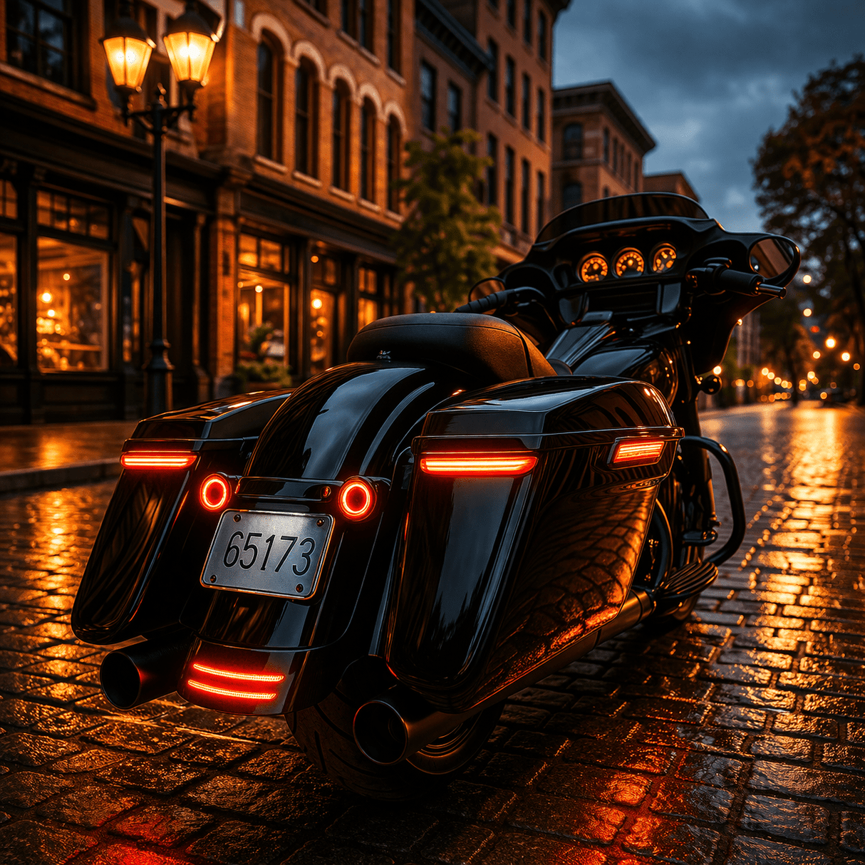 Eagle Lights Low Profile Saddlebag LED Tail Lights with Sequential Turn Signals, Running Lights and Brake Lights for 2014 to Current Harley-Davidson® Touring Models