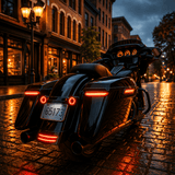 Eagle Lights Low Profile Saddlebag LED Tail Lights with Sequential Turn Signals, Running Lights and Brake Lights for 2014 to Current Harley-Davidson® Touring Models
