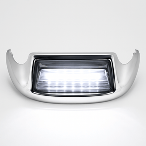 Eagle Lights LED Front Fender Tip Light and Chrome Housing with Smoked Lens for Harley-Davidson® Tri Glide