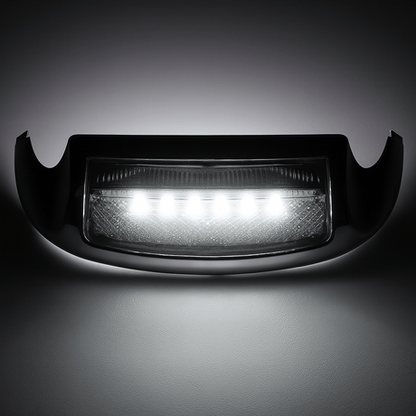 Eagle Lights LED Front Fender Tip Light and Chrome Housing with Smoked Lens for Harley-Davidson® Tri Glide