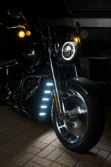 Eagle Lights LUMENSHIELD Chin Spoiler / Radiator Guard with LED Light Bars for 2018+ Harley-Davidson® Softail Models