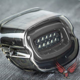 Eagle Lights HALOS Layback LED Tail Light with Turn Signals for Harley Davidson Motorcycles