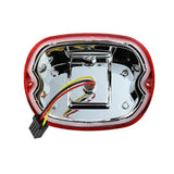 Eagle Lights Flashing Strobe Squareback LED Tail Brake Light Kit for Harley Davidson - No Window