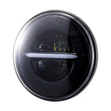 7” LED Headlight And Passing Lights - Eagle Lights Infinity Beam Series 7" Round LED Headlight With LED Passing Lights