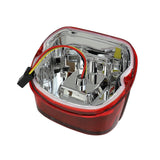 Eagle Lights Flashing Strobe Squareback LED Tail Brake Light Kit for Harley Davidson - No Window