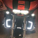 Eagle Lights SUNBURST Lower Fairing Grill LED Lights for Harley Davidson Motorcycles