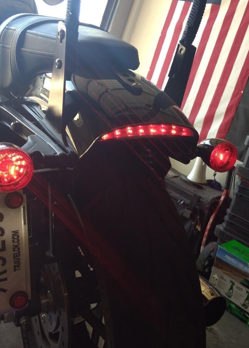 Eagle Lights LED Taillight Conversion / Upgrade Kit for Harley Sportsters with Chopped Fender