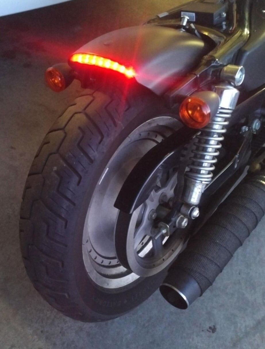 Eagle Lights LED Taillight Conversion / Upgrade Kit for Harley Sportsters with Chopped Fender