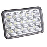 4 X 6 LED Headlights - Eagle Lights 4x6 45W LED Headlights Sealed Beam Replacement For H4651 H4652 H4656 H4666 H6545 And More - 2 Pieces