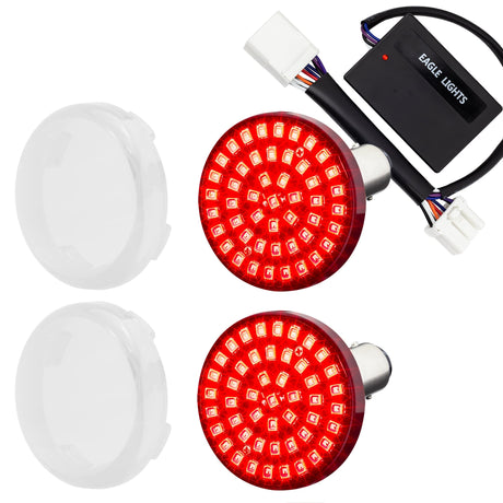 Eagle Lights SUNBURST Rear 2" LED Turn Signals for Harley-Davidson®