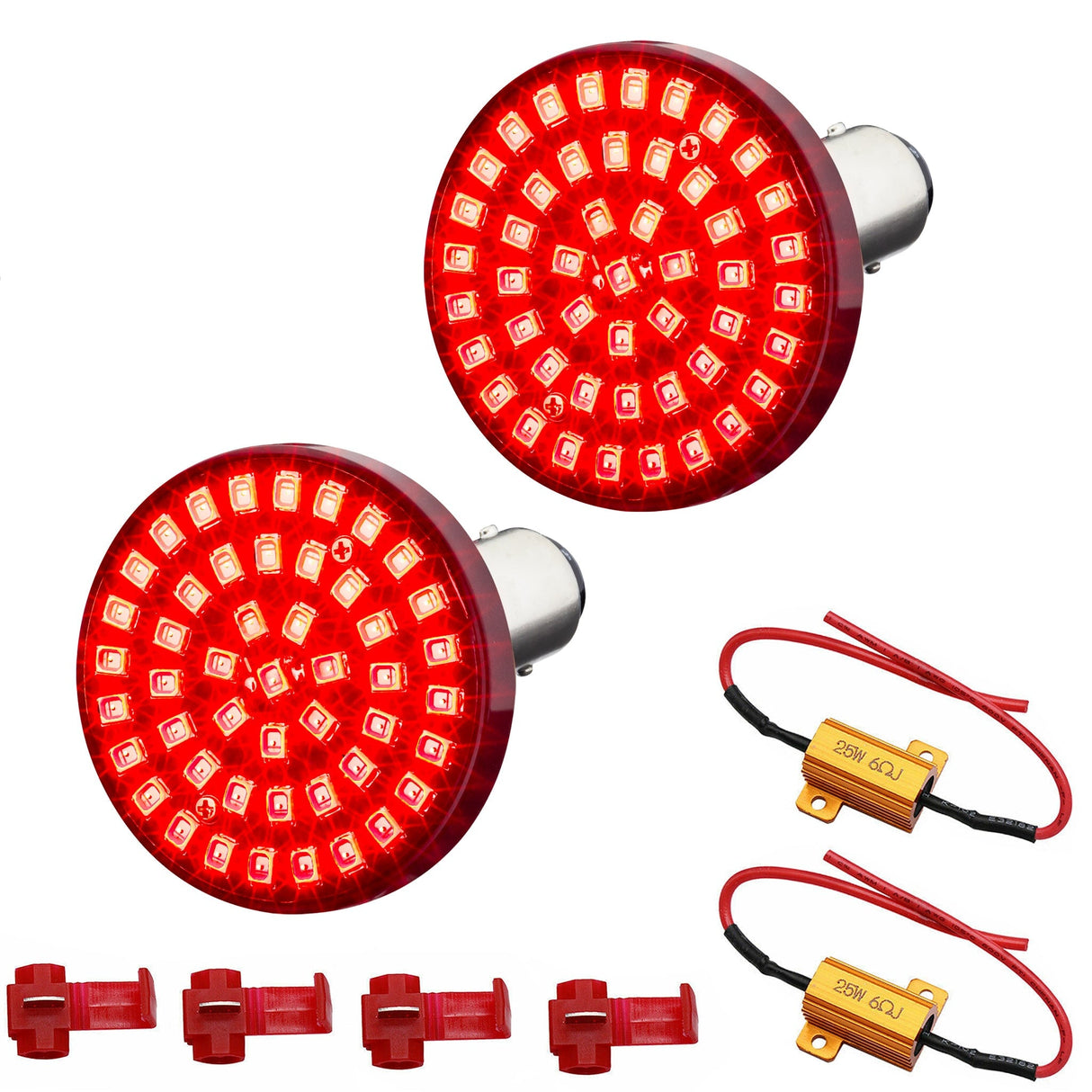 Eagle Lights SUNBURST Rear 2" LED Turn Signals for Harley Davidson