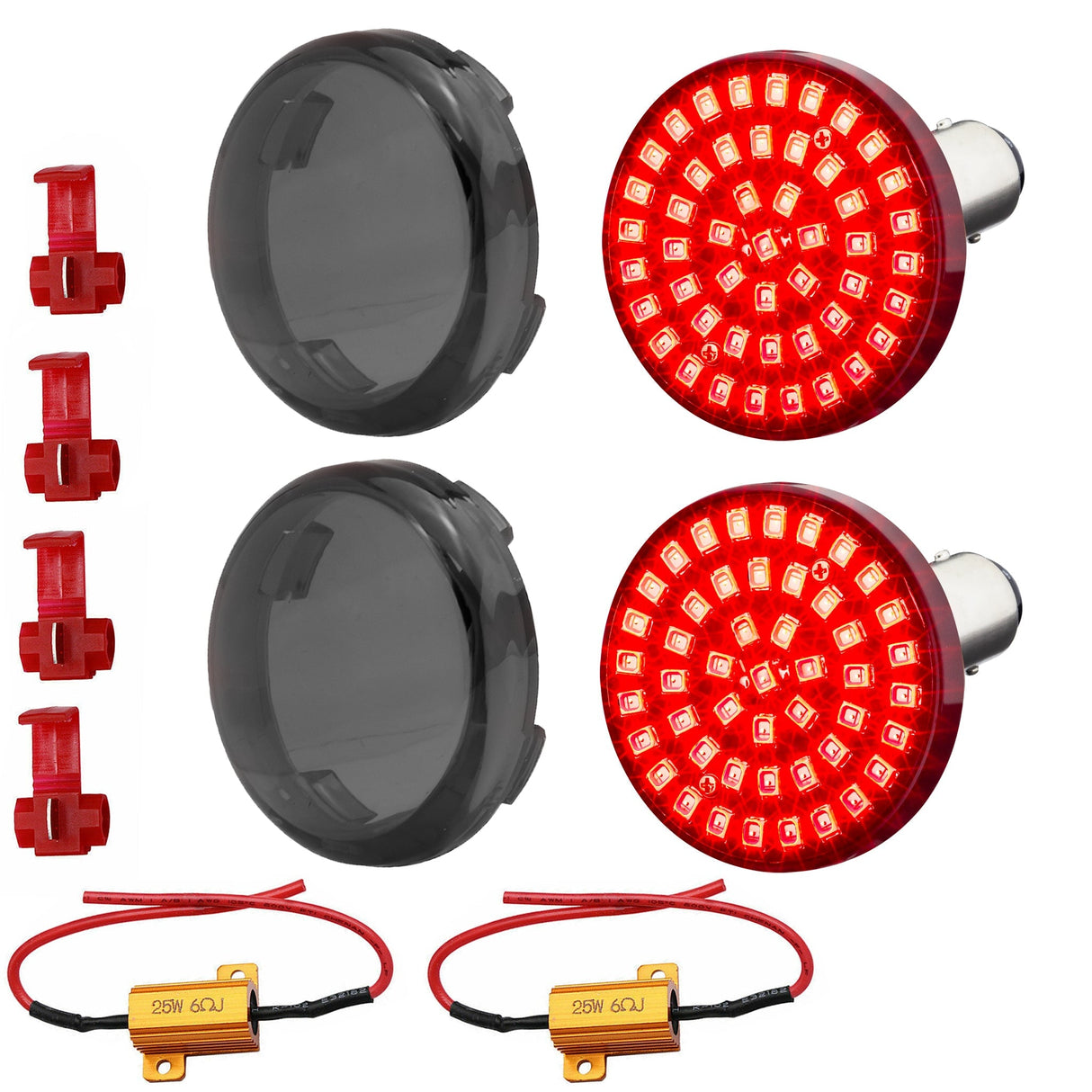 Eagle Lights SUNBURST Rear 2" LED Turn Signals for Harley Davidson