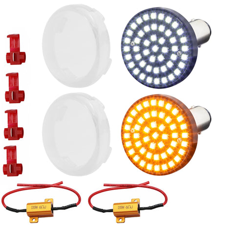 Eagle Lights SUNBURST 2" Front LED Turn Signals For Harley-Davidson® and Yamaha Models