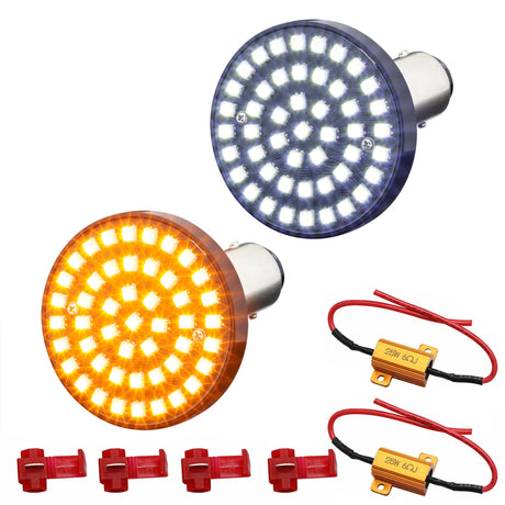 Eagle Lights SUNBURST 2" Front LED Turn Signals For Harley-Davidson® and Yamaha Models