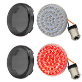 Eagle Lights 2" Rear LED Turn Signals for Harley Davidson Motorcycles- Generation I / 1156 Base / Red