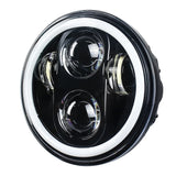 Eagle Lights 5 3/4" LED Headlight Kit with Halo Ring for Harley Davidson and Indian Motorcycles - Generation II