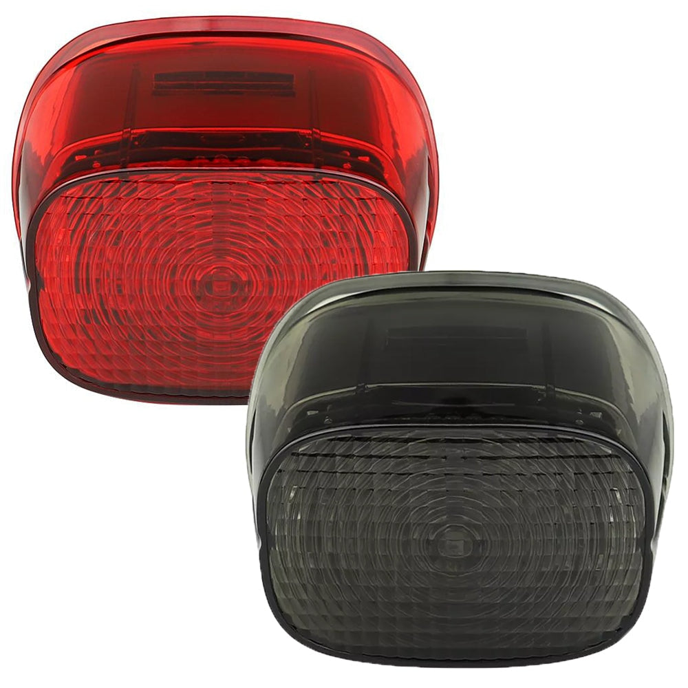 Eagle Lights Flashing Strobe Squareback LED Tail Brake Light Kit for Harley Davidson - No Window