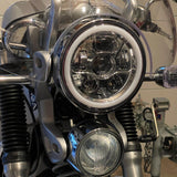 Eagle Lights 7" LED Headlight Kit for BMW R100R, R100T, R1150R, R1200C and R850 Models