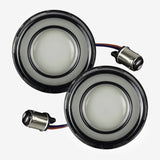 Eagle Lights HALOS 2" Front LED Turn Signals for Harley Davidson Motorcycles