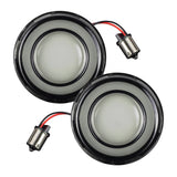 Eagle Lights HALOS 2" Rear LED Turn Signals for Harley Davidson Motorcycles - 1156 Base / Red