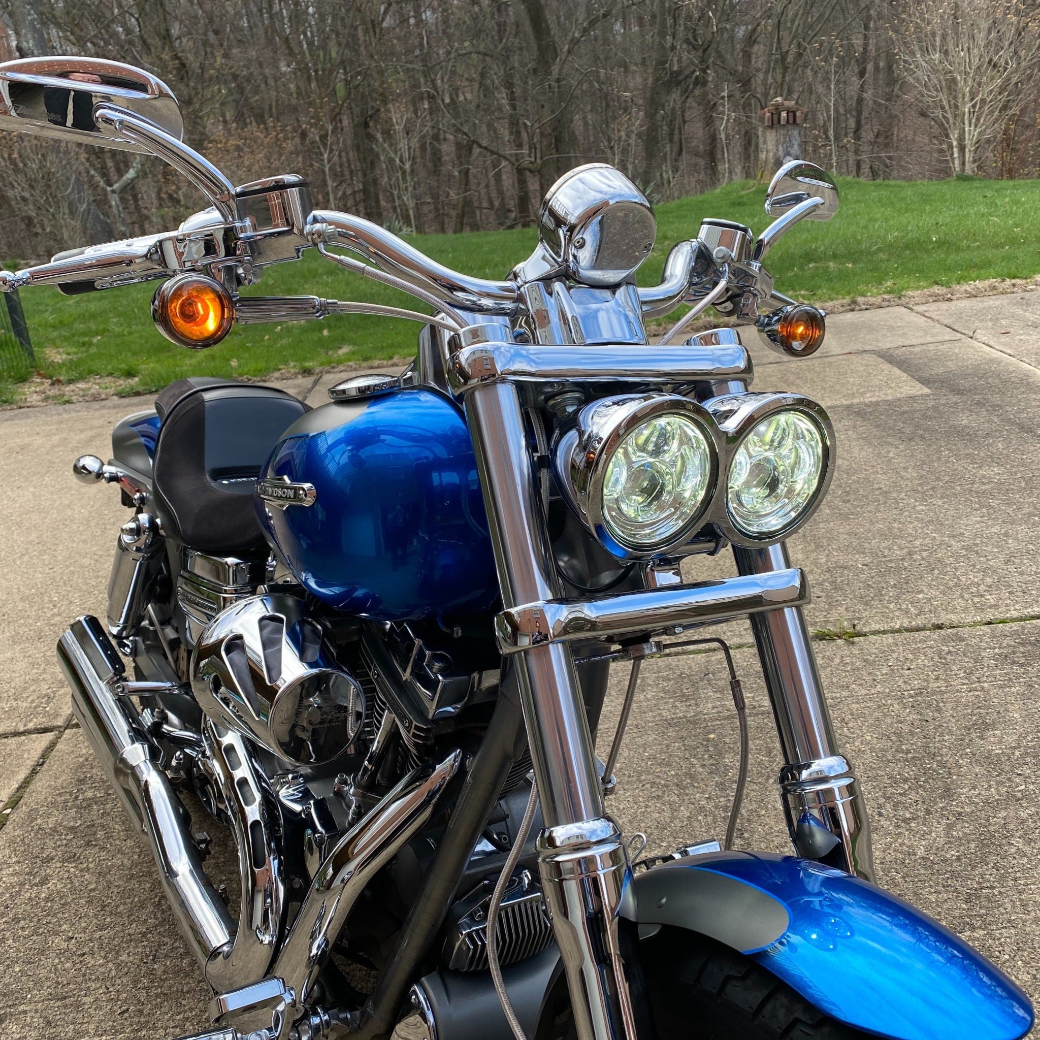 Harley davidson fat boy headlight sale