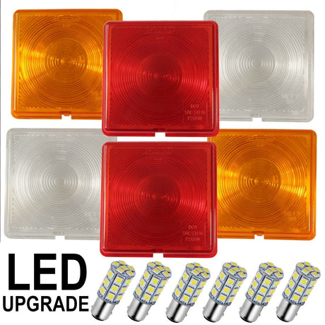 Rubbolite - Eagle Lights Genuine Rubbolite 8006, 8007, And 8008 Triple Pack - Includes LED Bulbs