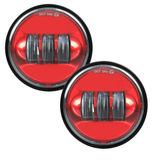 Eagle Lights Color Matched 4.5" LED Passing / Spot Lights - Generation I / Red