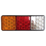 Rubbolite - Eagle Lights 8002 LED Module - Generation II Rubbolite Universal Rear Lamp Replacement 12V / 24V 4" X 4" Lenses- Left / Right - Double Pack