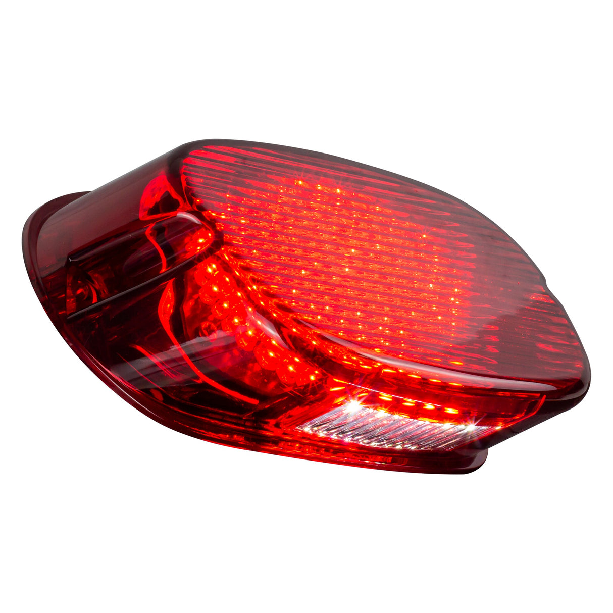 Eagle Lights Flashing Strobe Layback LED Tail Brake Light Kit for Harley Davidson - Bottom Window