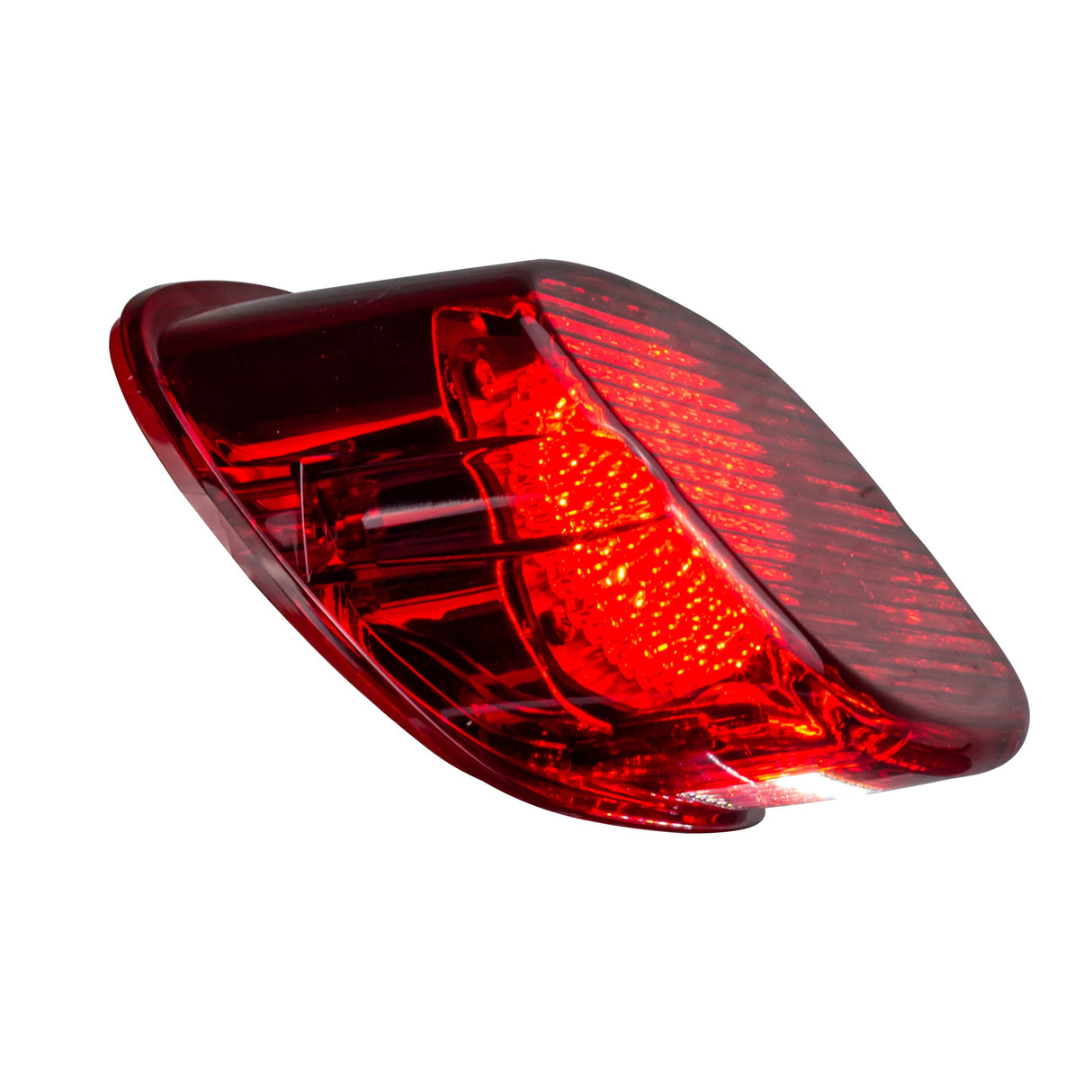 Eagle Lights Flashing Strobe Layback LED Tail Brake Light Kit for Harley Davidson - Bottom Window