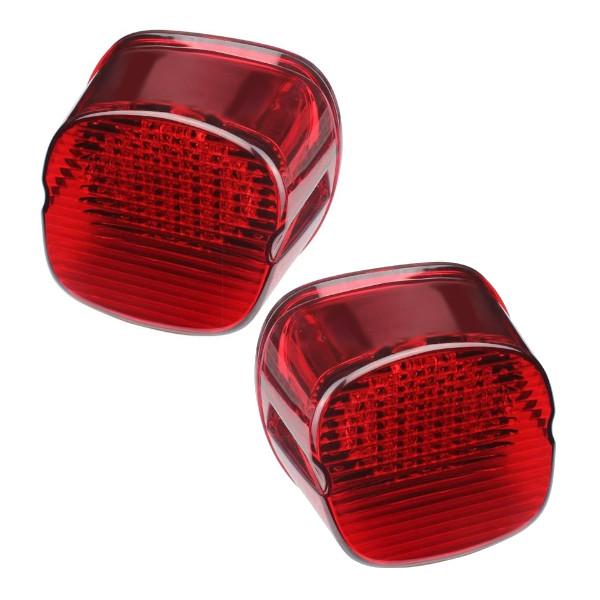 Eagle Lights Flashing Strobe Layback LED Tail Brake Light Kit for Harley Davidson Tri Glide Models