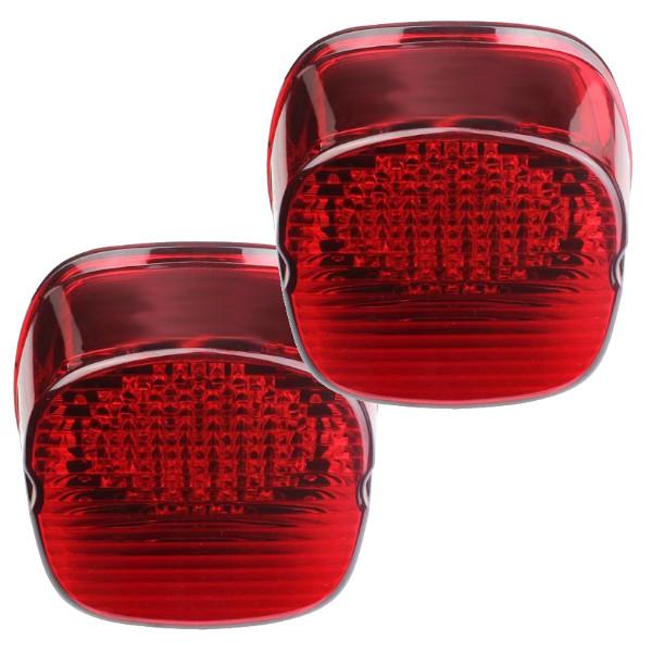 Eagle Lights Flashing Strobe Layback LED Tail Brake Light Kit for Harley Davidson Tri Glide Models