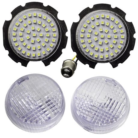 Eagle Lights Generation II Premium LED Front Turn Signals with Full Running Light for Honda VTX Motorcycles