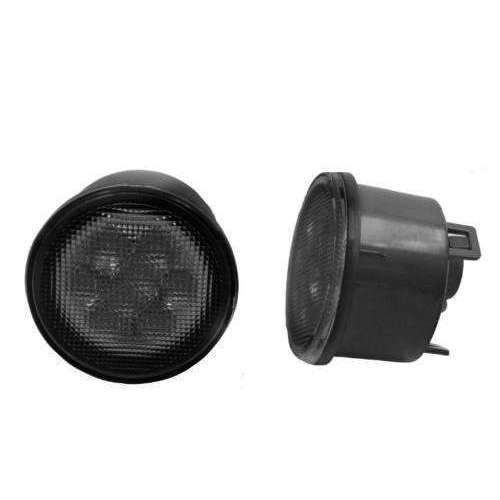 Jeep LED Lighting - Eagle Lights 8700TS Smoked Amber LED Turn Signals For Jeep Wrangler