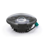 7” LED Headlights - Eagle Lights Black 7" Harley LED Projection Headlight For Harley Davidson Motorcycles*