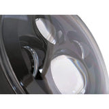 7” LED Headlights - Eagle Lights Black 7" Harley LED Projection Headlight For Harley Davidson Motorcycles*