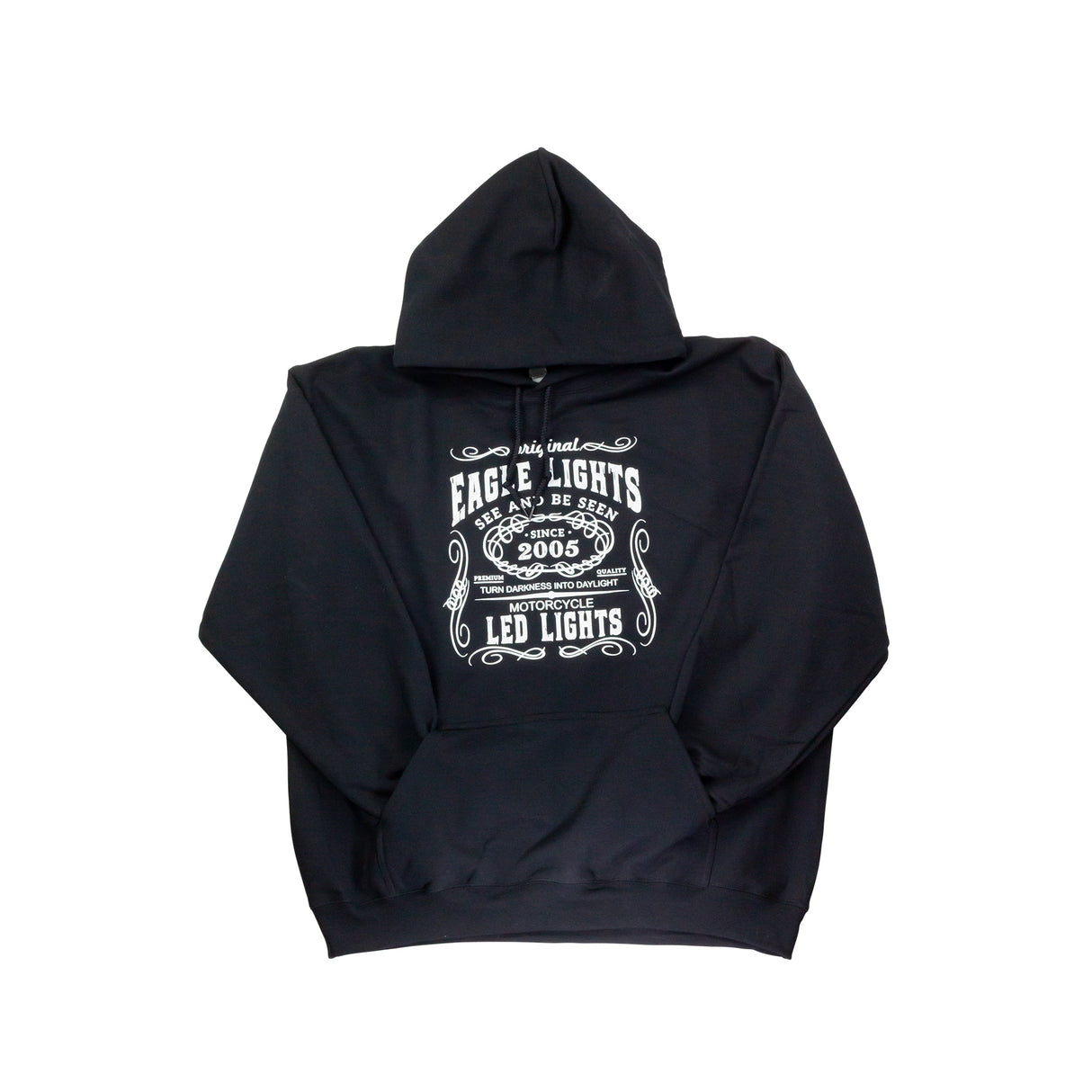 Eagle Lights Hoodie with Lynchburg Graphic