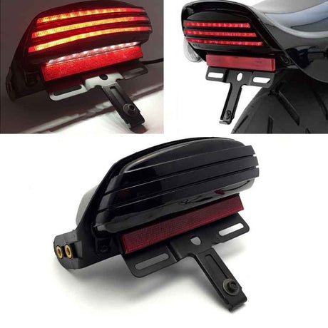 Eagle Lights Bobtail Tri-Bar LED Tail Light For Harley-Davidson® '06 - Current Softail FXST, FXSTB, FXSTC, FXSTS and FLSTSB