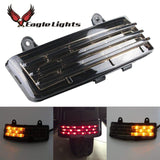 LED Tail Lights - Eagle Lights Smoked TriBar LED Tail Fender Tip Light For Harley Street Glide / Road Glide FLHRX FLTRXS FLHX 06-18 For Harley Davidson